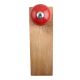 2 Pieces Red Round Ceramic Wooden Door Stopper